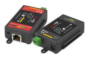 Single Port IP & PoE over 2-wire Set (300m/1000ft end-to-end converters)