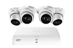 Lorex 4K Fusion 2TB Wired NVR System with 4K IP Dome Cameras