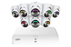 Lorex 4K+ 12MP 16 Camera Capable (8 Wired + 8 Fusion Wi-Fi ) 2TB Wired NVR System with H30 IP Turret Cameras