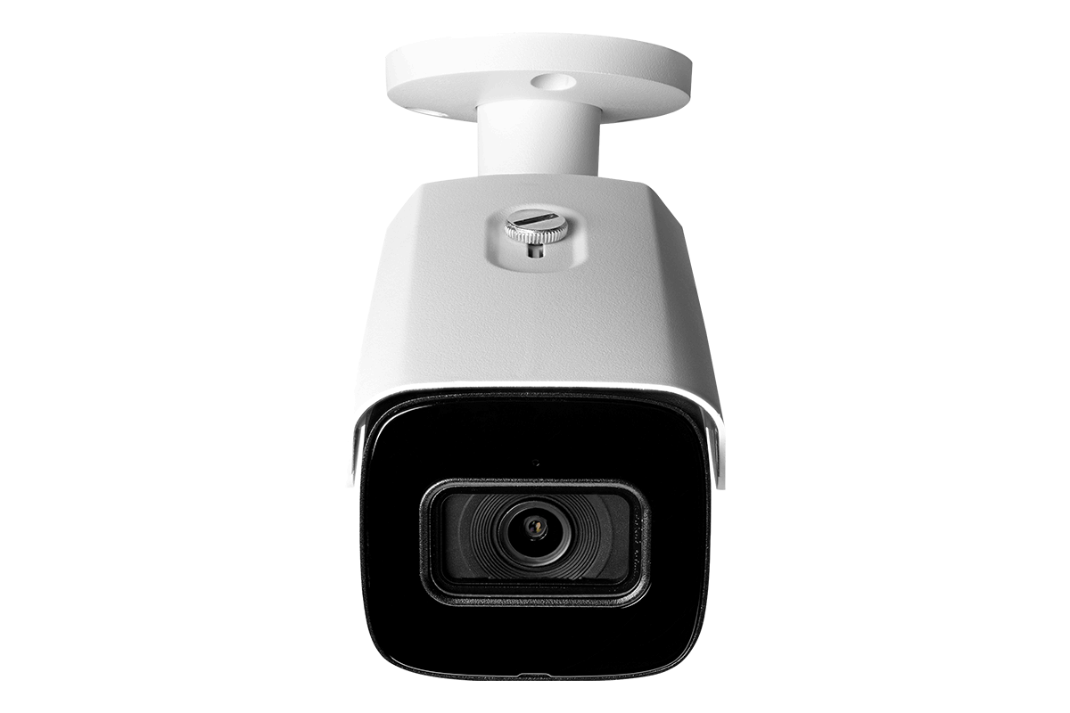 Lorex 4K (8MP) Smart IP White Security Camera with Listen-in Audio and Real-Time 30FPS Recording - Open Box