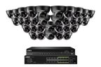 Lorex Pro  Series 4K 32 Camera Capable 8TB Wired NVR System with 8MP (4K) A10 IP Dome Cameras - Black 32