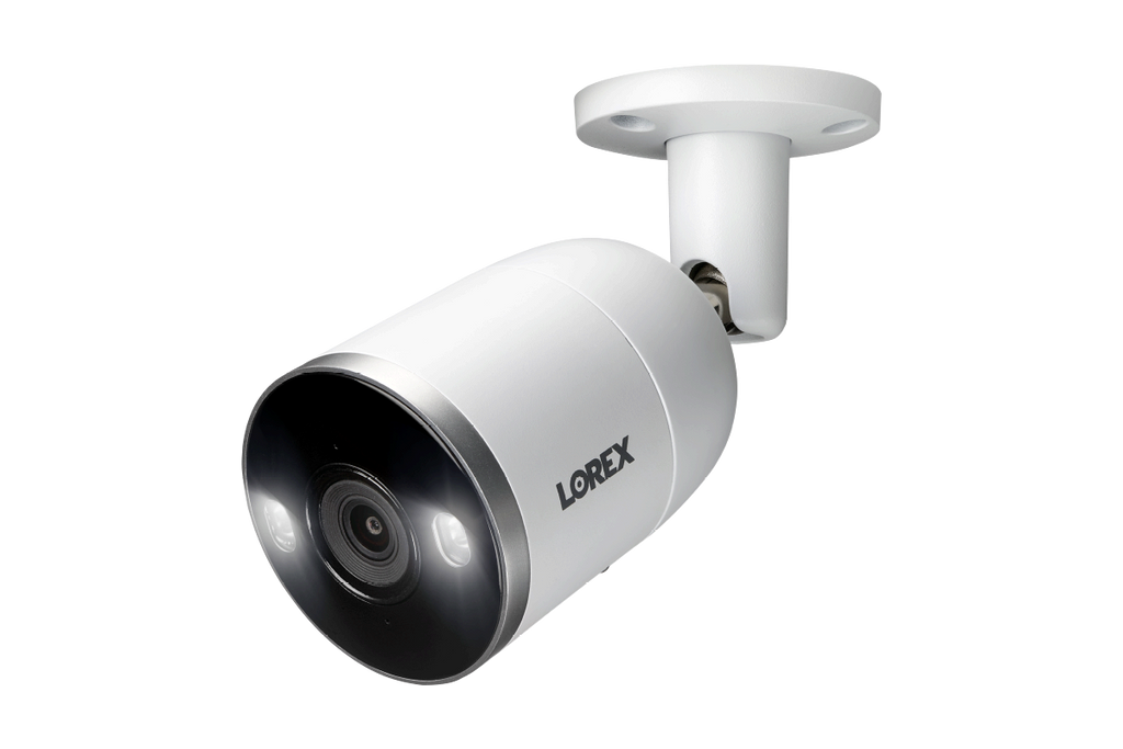 Lorex 4K (32 Camera Capable) 8TB Wired NVR System with Active Deterrence Bullet Security Cameras