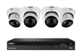 Lorex Elite Series NVR with N4 (Nocturnal Series) IP Dome Cameras - 4K 16-Channel 4TB Wired System