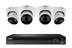 Lorex Elite Series NVR with N4 (Nocturnal Series) IP Dome Cameras - 4K 16-Channel 4TB Wired System