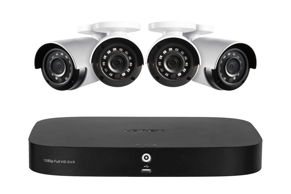 Lorex 1080p (8 Camera Capable) 1TB Wired DVR System with Analog Security Cameras