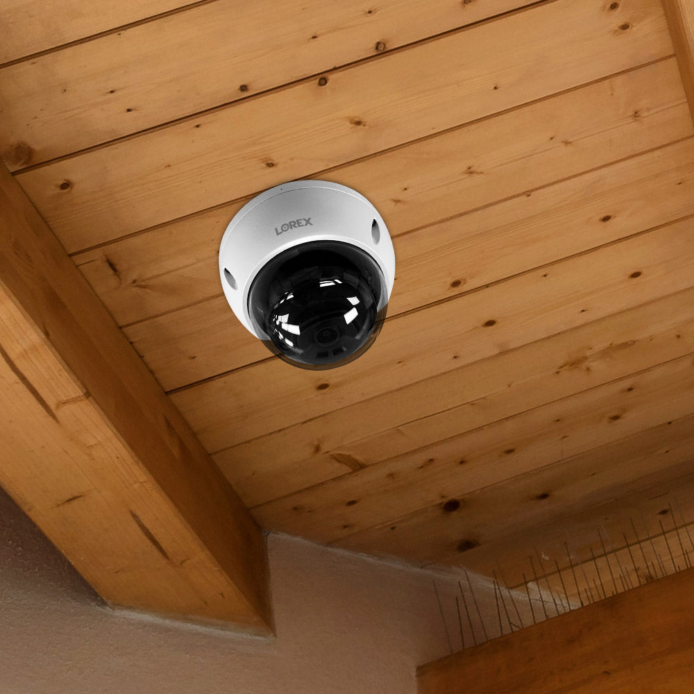 Aurora Series A15 IP Wired Dome Security Camera with Listen-In Audio and IK10 Vandal Proof Rating