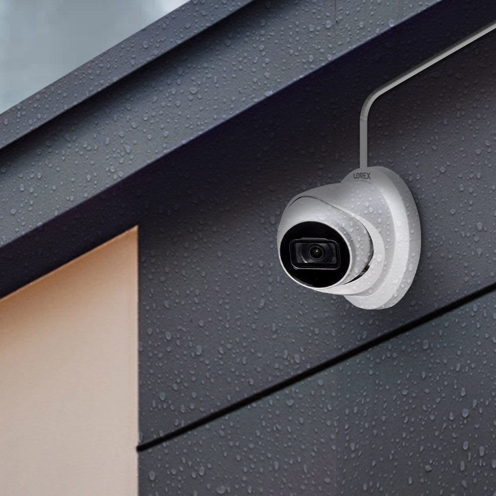 Dome camera with shops audio