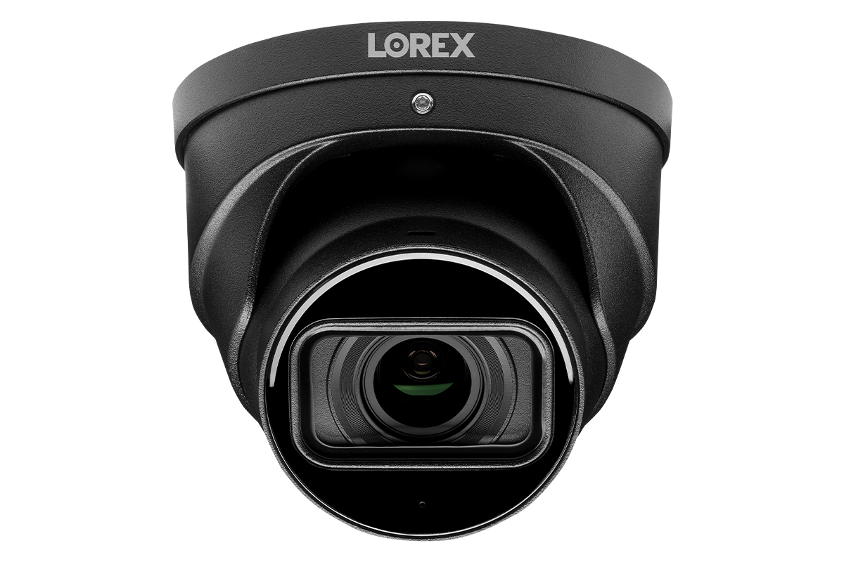 Nocturnal Series Lorex N4 - 4K IP Wired Dome Security Camera with Motorized Varifocal Lens, Real-Time 30FPS Recording and IK10 Vandal Proof