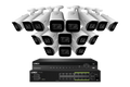 Lorex 4K (32 Camera Capable) 8TB Wired NVR System with Nocturnal 3 Smart IP Bullet Cameras Featuring Listen-In Audio and 30FPS Recording