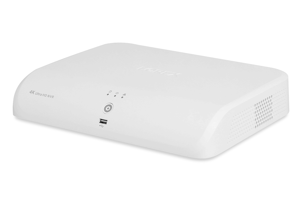 4K 8-channel 2TB Wired NVR System with 4 Smart Deterrence Cameras + Smart Sensor Kit