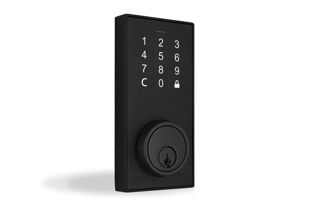 Smartlock Bluetooth Deadbolt Smart Lock with Touchpad and App Control - Matte Black