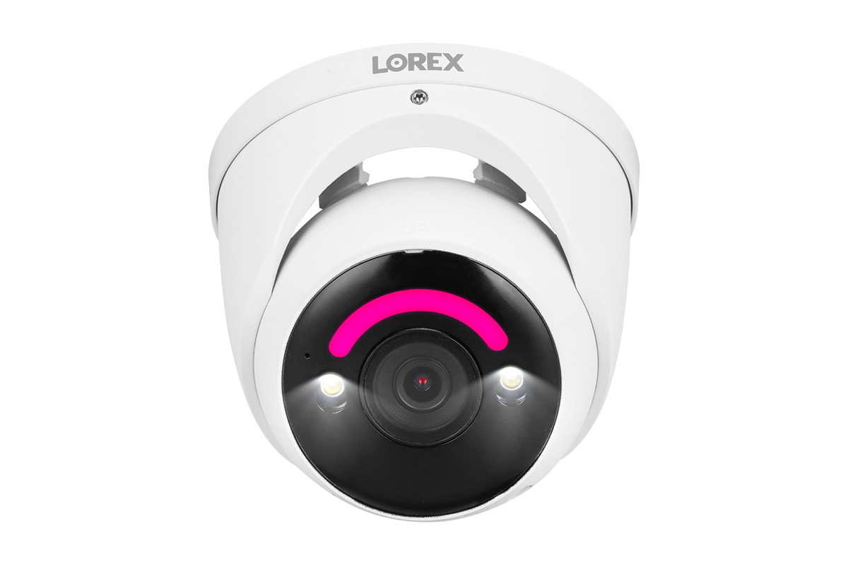 Lorex 4K+ Ultra HD 12MP Smart Security Lighting Deterrence Dome AI PoE IP Wired Camera