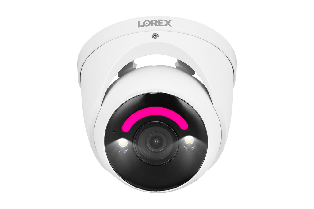 Halo Series H30 4K+ 12MP IP Wired Dome Security Camera with Smart Security Lighting