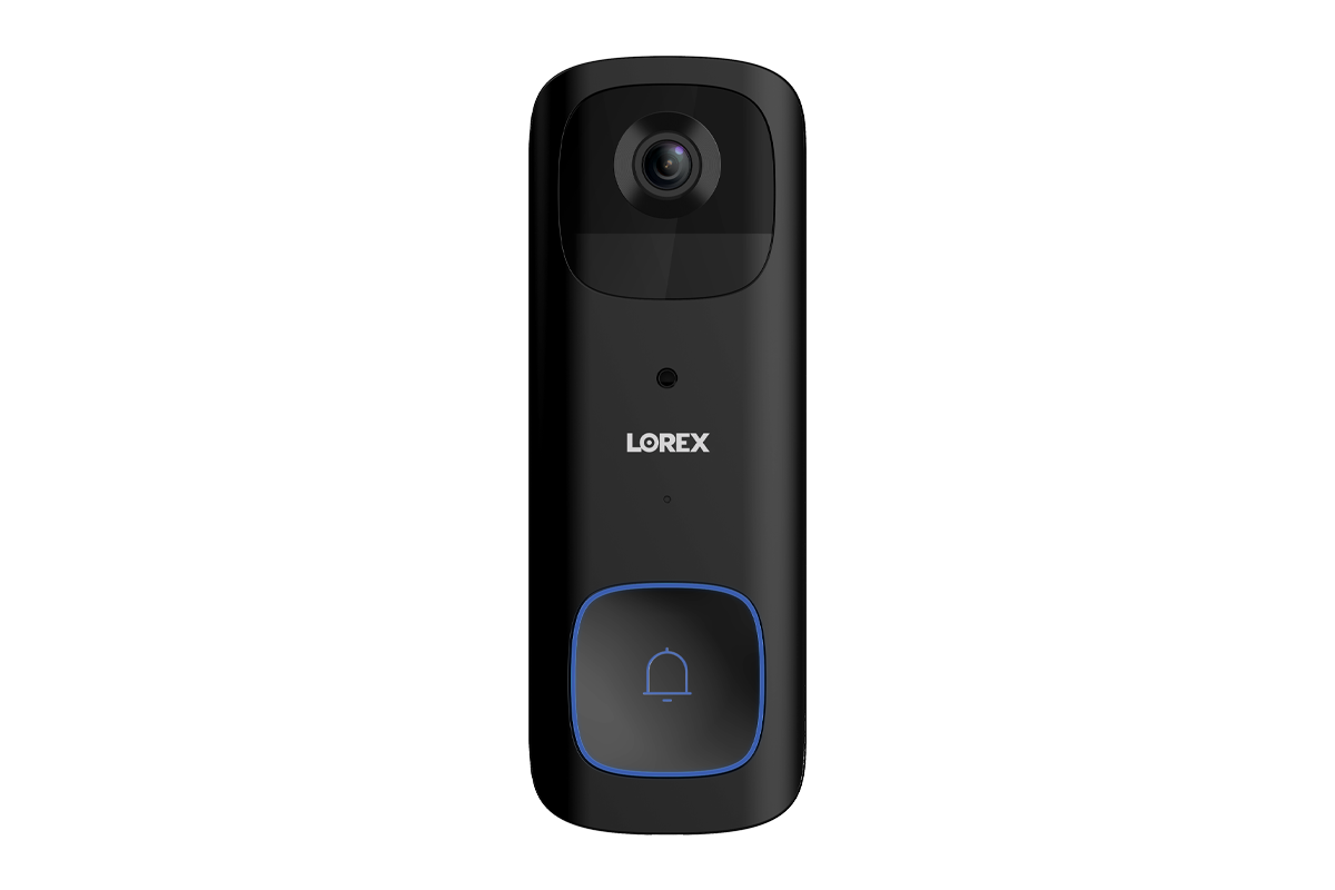 Lorex 2K Wireless Black Doorbell (Battery-Operated) - Open Box