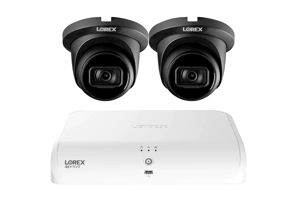 Lorex Fusion Series 4K+ 16 Channel (8 Wired + 8 Fusion Wi-Fi) 2TB Wired System with A14 Wired 4K IP Turret Cameras