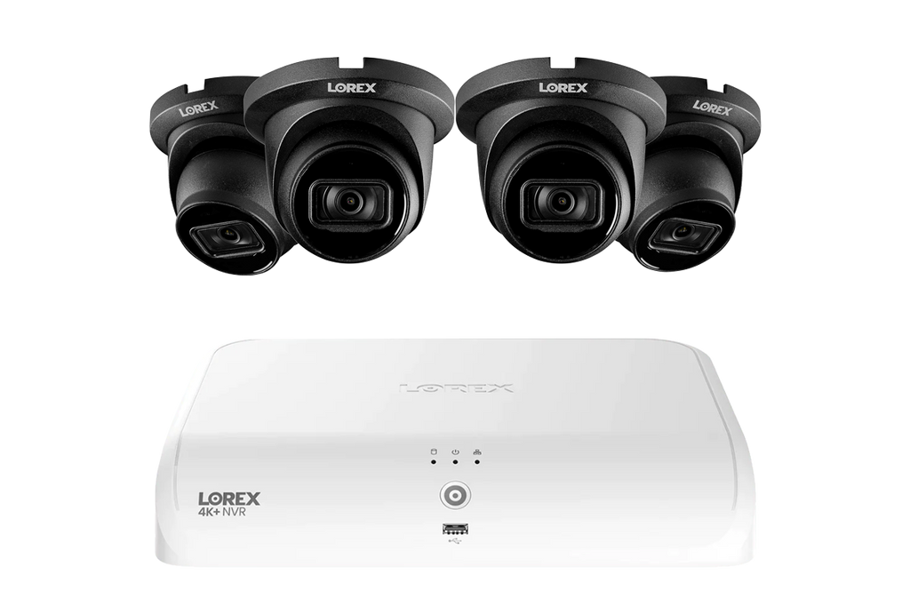 Lorex Fusion Series 4K+ 16 Channel (8 Wired + 8 Fusion Wi-Fi) 2TB Wired System with A14 Wired 4K IP Turret Cameras