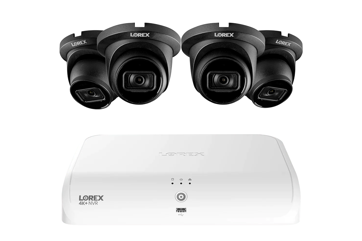 Lorex Fusion Series 4K+ 16 Channel (8 Wired + 8 Fusion Wi-Fi) 2TB Wired System with A14 Wired 4K IP Turret Cameras
