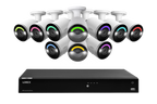 Lorex Fusion Series 4K 16 Camera Capable (Wired or Fusion Wi-Fi) 6TB Wired NVR System with H12 Wired 4K IP Bullet Cameras