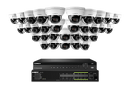 Lorex Pro  Series 4K 32 Camera Capable 8TB Wired NVR System with 8MP (4K) A10 IP Dome Cameras - White 32