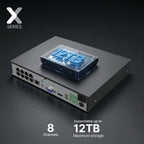 Lorex Connect X Series 4K 8-Channel Wired NVR System with X5 Bullet Security Cameras - 2TB