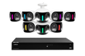 Lorex Fusion NVR with H20 (Halo Series) IP Dual Lens Cameras - 4K 16-Channel 4TB Wired System - White 8