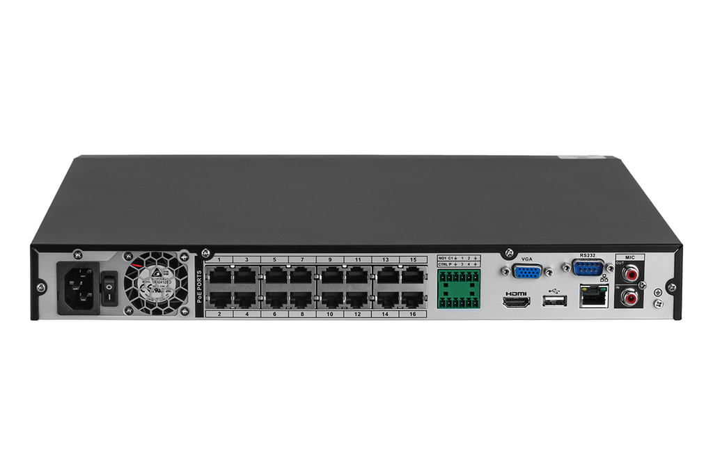 Lorex Fusion 4K (16 Camera Capable) 4TB Wired NVR System with 8 Bullet Cameras Featuring Smart Deterrence and Two-Way Talk