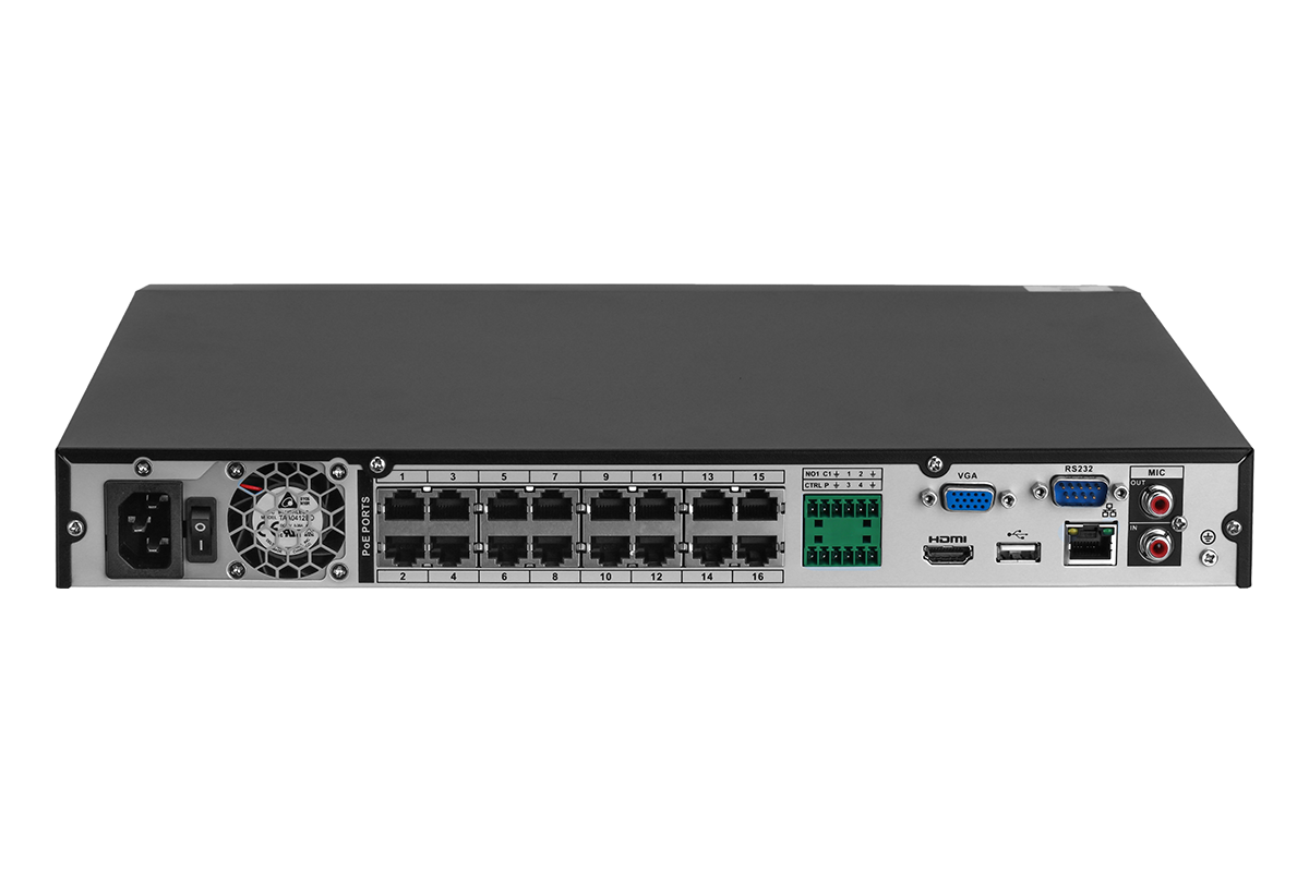 Lorex Fusion 4K (16 Camera Capable) 4TB Wired NVR System with 8 Bullet Cameras Featuring Smart Deterrence and Two-Way Talk