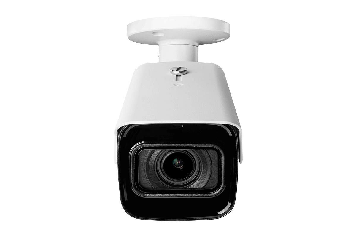Lorex 4K IP Wired Bullet Security Camera with Motorized Varifocal Lens and Real-Time 30FPS Recording