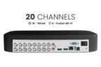 Fusion DVR 4K 20 Camera Capable (16 Wired and 4 Fusion Wi-Fi) 2TB DVR