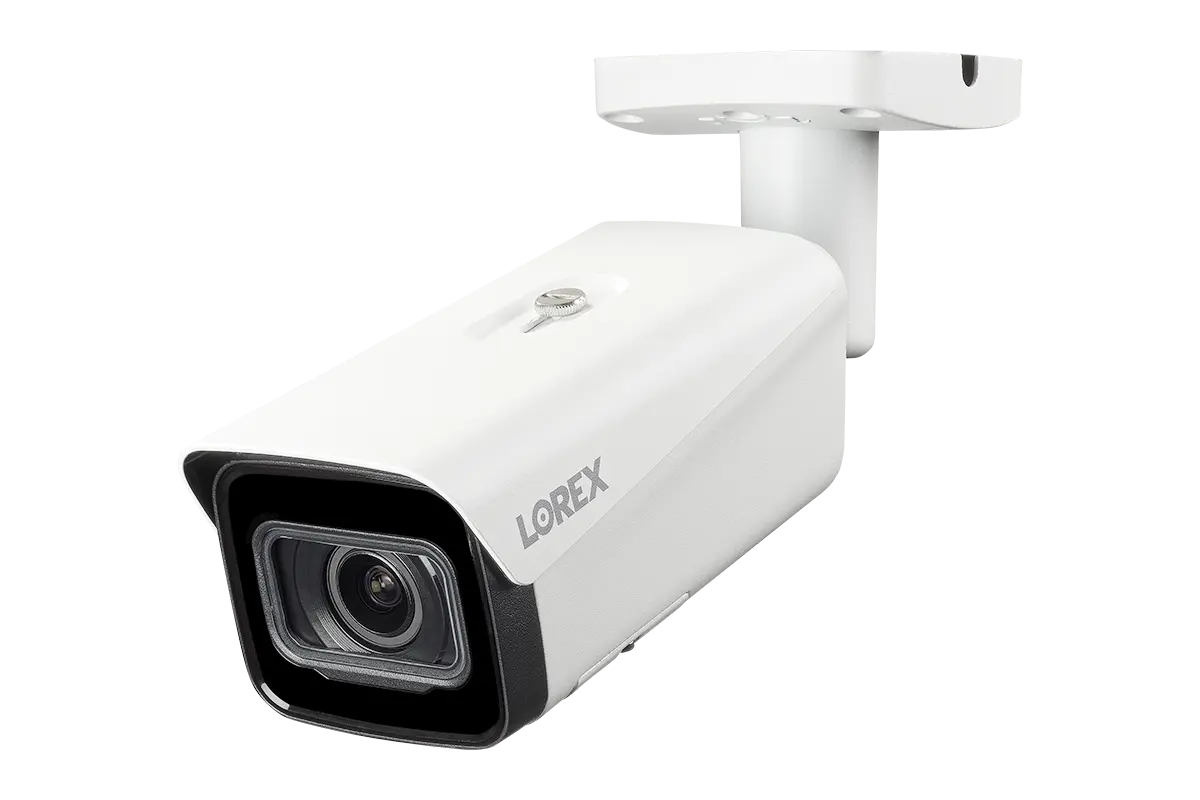 Lorex 4K Nocturnal IP Wired Bullet Camera with Motorized Varifocal Lens - White(Single)