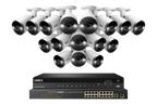 Lorex 4K (32 Camera Capable) 8TB Wired NVR System with Active Deterrence Bullet Security Cameras