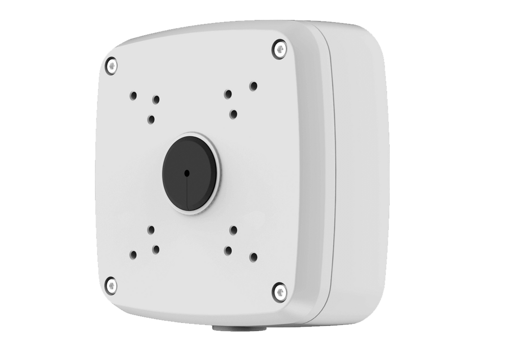 Outdoor Square Junction Box for 4 Screw Base Cameras (Metal)
