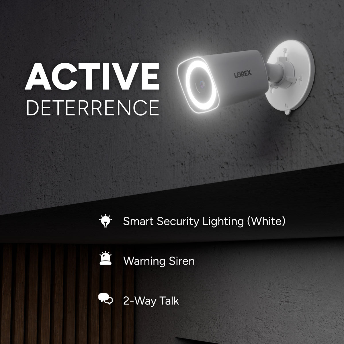 Lorex Connect 4K 8-Channel Wired NVR System with Four 4K IP Bullet Security Cameras - 1TB