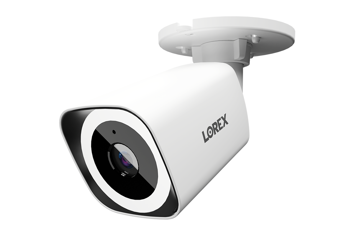 CN301 4K Bullet White Camera on white background