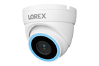 Lorex Connect V5 4K PoE Turret Cameras with Color Smart Security Lighting - White/Black