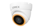 Lorex Connect V7 4K PoE Turret Camera with Color Night IQ+ - White/Black