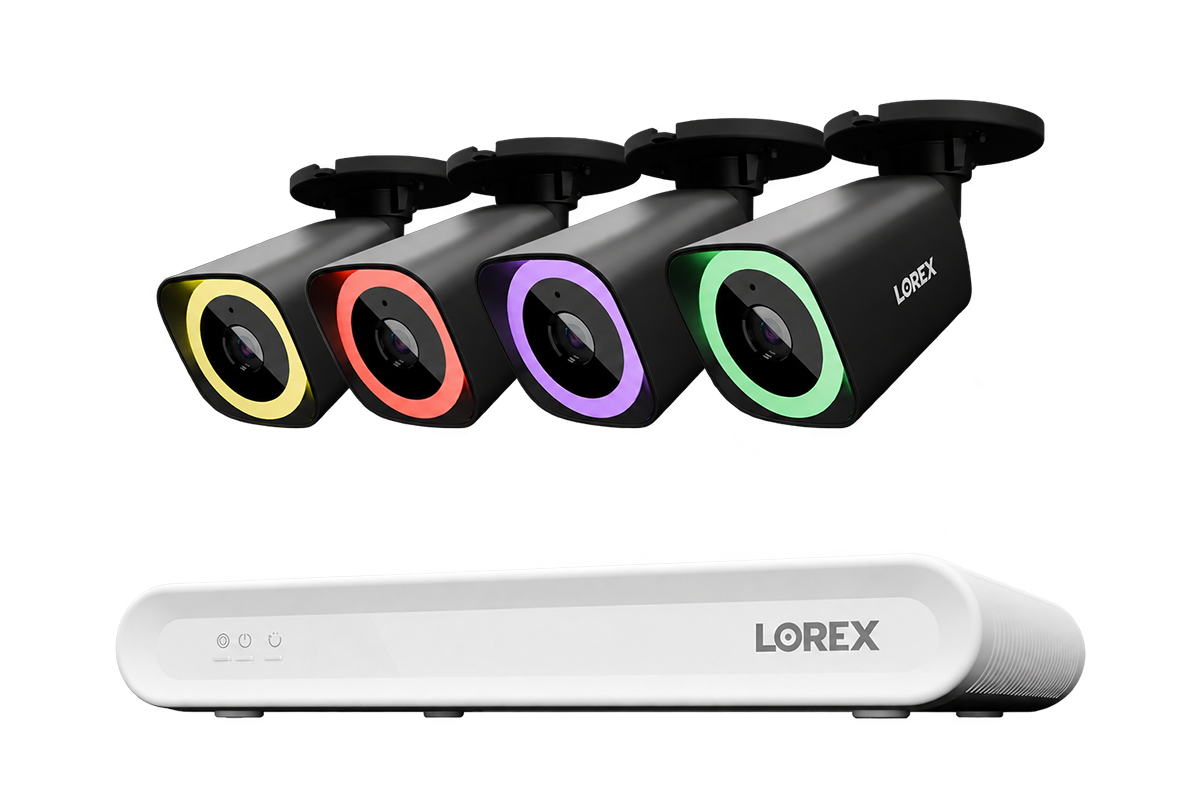 Lorex Connect V Series 4K 16-Channel Wired NVR System with V7 4K PoE Bullet Cameras - 2TB