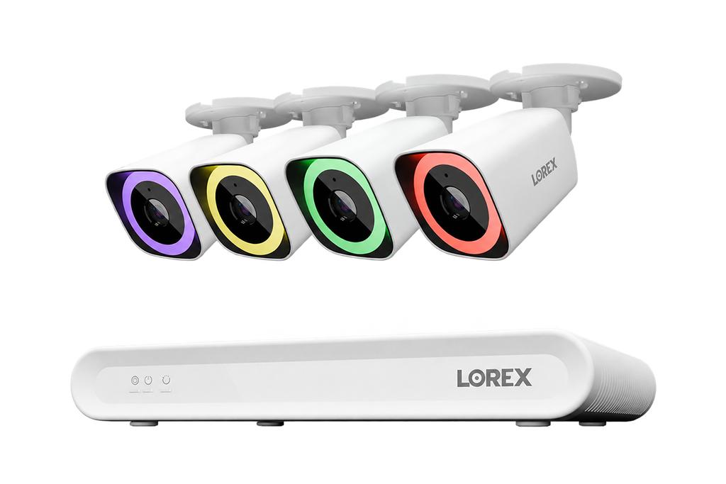 Lorex Connect V Series 4K 16-Channel Wired NVR System with V7 4K PoE Bullet Cameras - 2TB