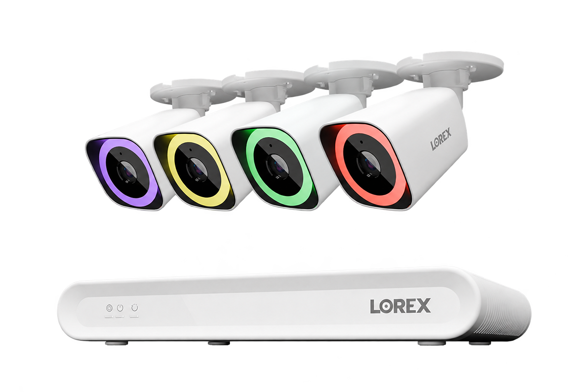 Lorex Connect V Series 4K 16-Channel Wired NVR System with V7 4K PoE Bullet Cameras - 2TB