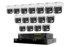 Lorex Connect X Series 4K 32-Channel Wired NVR System with X3 Dual-Lens Turret Camera - 8TB