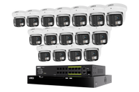 Lorex Connect X Series 4K 32-Channel Wired NVR System with X3 Dual-Lens Turret Camera - 8TB