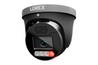 Lorex Connect X5 4K PoE Turret Camera with AI Color Night Vision - White/Black