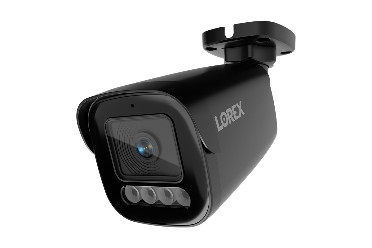 Lorex Connect X3 4K Motorized Varifocal PoE Bullet Camera with Active Deterrence - Black/White