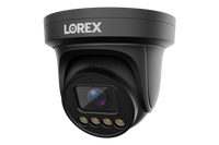Lorex Connect X3 4K Motorized Varifocal PoE Turret Camera with Active Deterrence - Black/White