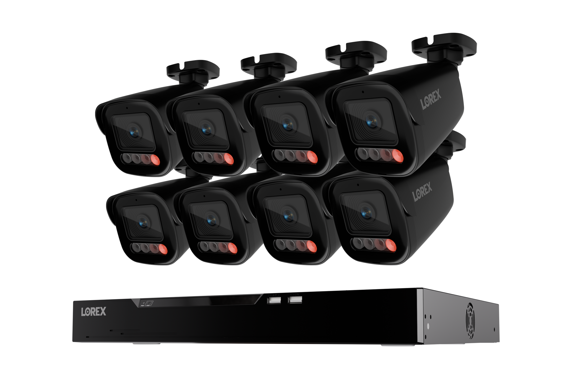 Lorex Connect X Series 4K 16-Channel Wired NVR System with X5 Bullet Security Cameras - 4TB