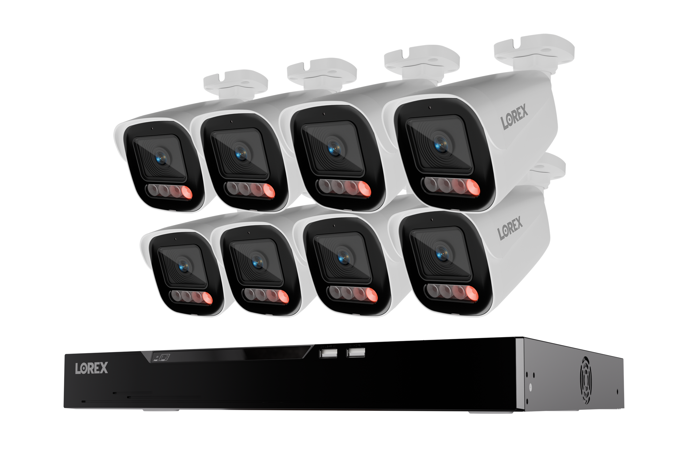 Lorex Connect X Series 4K 16-Channel Wired NVR System with X5 Bullet Security Cameras - 4TB