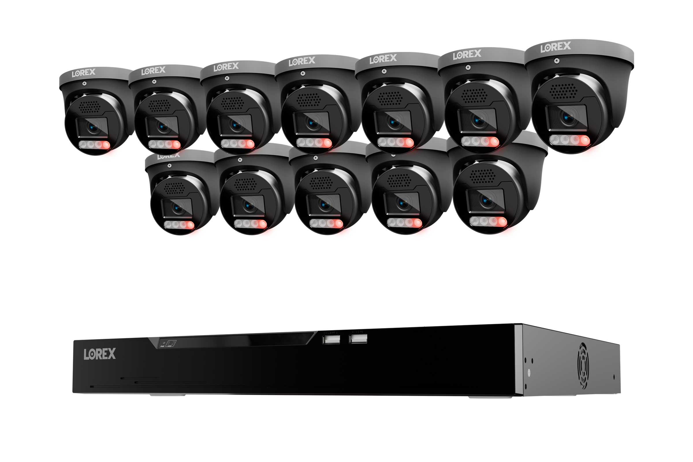 Lorex Connect X5 4K PoE Turret Camera with AI Color Night Vision