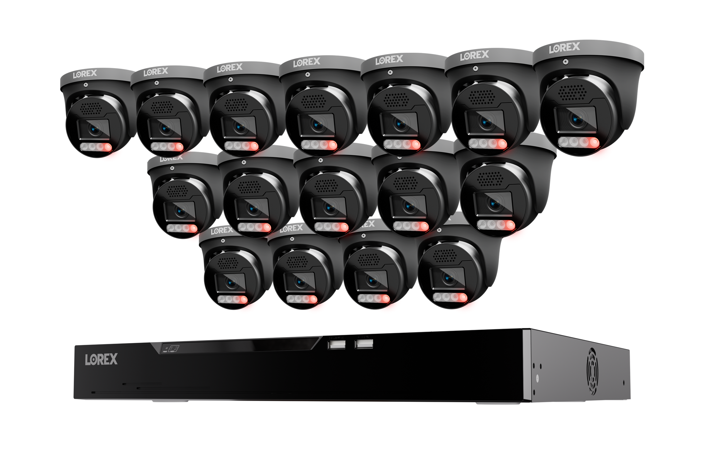 Lorex Connect X5 4K PoE Turret Camera with AI Color Night Vision