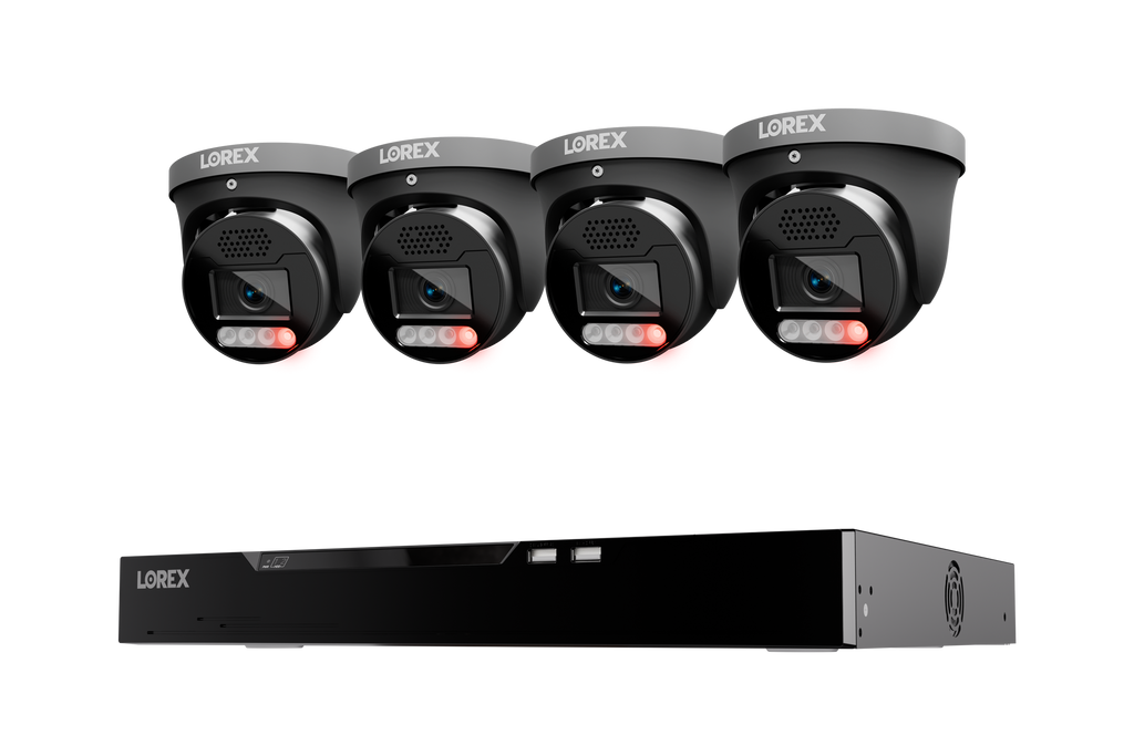 Lorex Connect X5 4K PoE Turret Camera with AI Color Night Vision