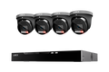 Lorex Connect X5 4K PoE Turret Camera with AI Color Night Vision